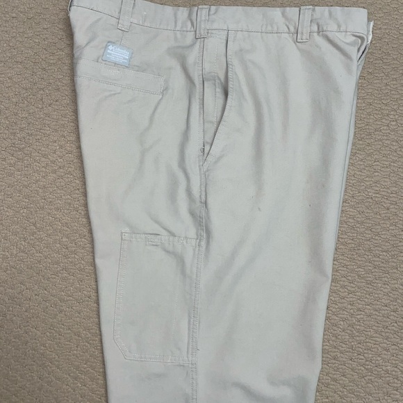 Columbia Straight Cut Pants (Beige-Cream) - Picture 6 of 10